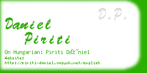 daniel piriti business card